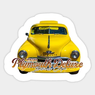 1950 Plymouth Deluxe Business Coupe Sticker